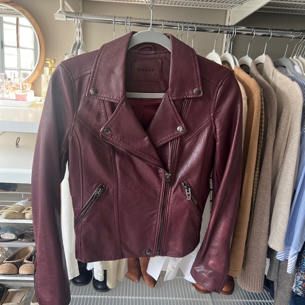 Blank NYC faux leather moto  jacket
